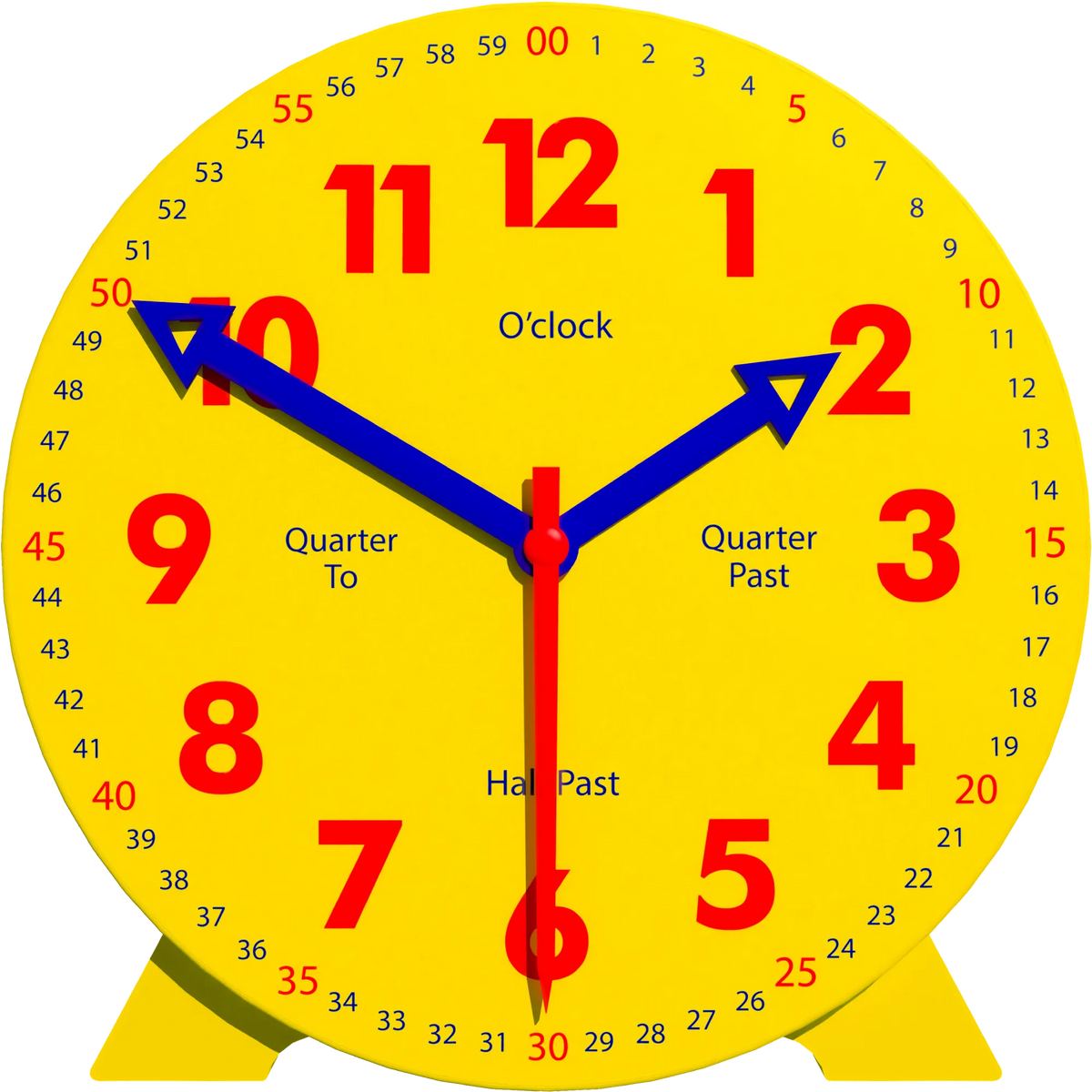 Learning Clock Bundle - Teaching Time Activity and Game Set & Handheld ...