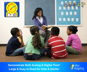 Learning Clock Bundle - Large Demonstration Dry Erase Clock & Learning Wall Clock
