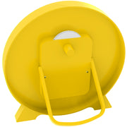 Kids Telling Time Practice Learning Clock - 4 Inch Size Handheld Teaching Clock, Geared, Fingers Move Like Real Clocks